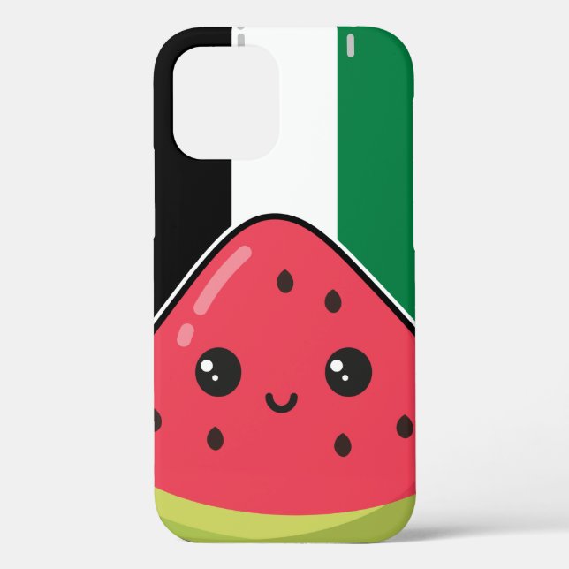 Funda De Case-Mate Para iPhone Bandera palestina linda con Palestina sin sandía (Reverso )
