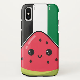 Funda Para iPhone X Bandera palestina linda con Palestina sin sandía