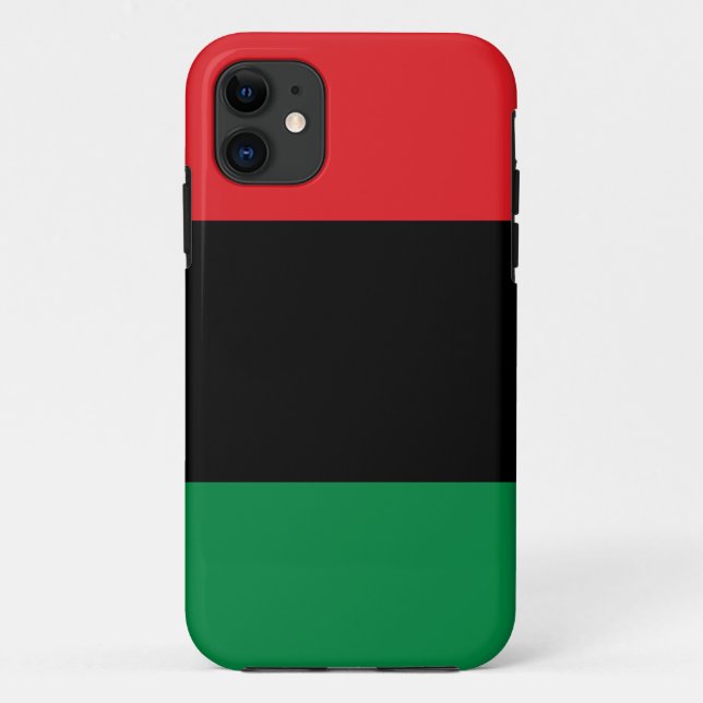 Funda De Case-Mate Para iPhone Bandera Panafricana de la UNIA (Reverso)