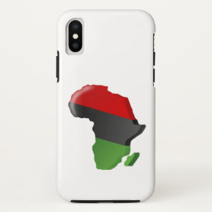 Funda Para iPhone XS Bandera panafricana-  Zazzle_Growshop.