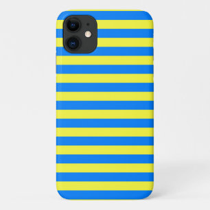 Funda Para iPhone 11 Bandera parma rayas ciudad símbolo italia azul ama