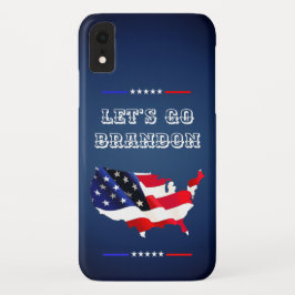 Funda Para iPhone XR Bandera Patriótica 2024 del personalizado DET'S GO