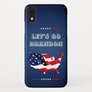 Funda Para iPhone XR Bandera Patriótica 2024 del personalizado DET'S GO