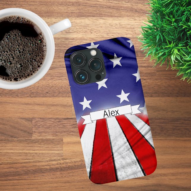 Funda De Case-Mate Para iPhone Bandera Patriótica Americana (Subido por el creador)