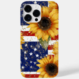 FUNDA PARA iPhone 14 PRO MAX DE Case-Mate BANDERA PATRIÓTICA AMERICANA Y FLORES