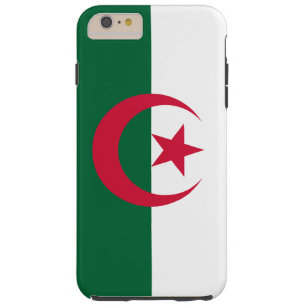 Funda Resistente Para iPhone 6 Plus Bandera patriótica argelina