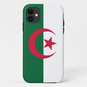 Funda Para iPhone 11 Bandera patriótica argelina
