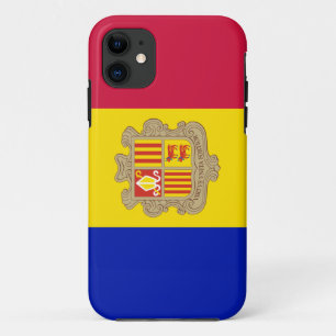 Funda Para iPhone 11 Bandera Patriótica de Andorra