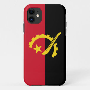 Funda Para iPhone 11 Bandera Patriótica de Angola