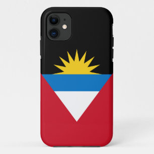Funda Para iPhone 11 Bandera Patriótica de Antigua y Barbuda