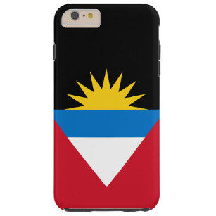 Funda Resistente Para iPhone 6 Plus Bandera Patriótica de Antigua y Barbuda