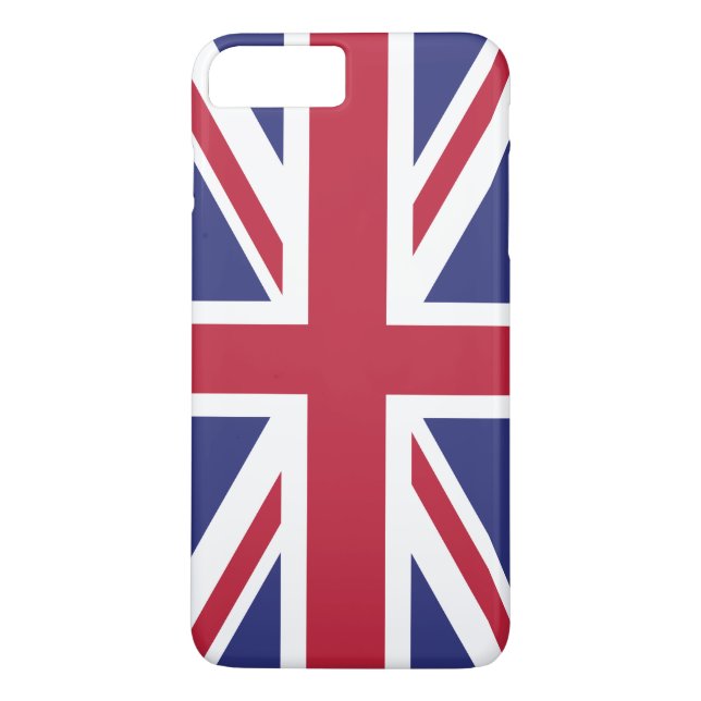 Funda De Case-Mate Para iPhone Bandera Patriótica del Reino Unido (Reverso)