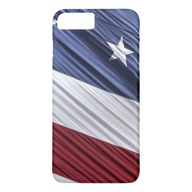 Funda De Case-Mate Para iPhone Bandera Patriótica Estadounidense Roja, Blanca y A (Reverso)