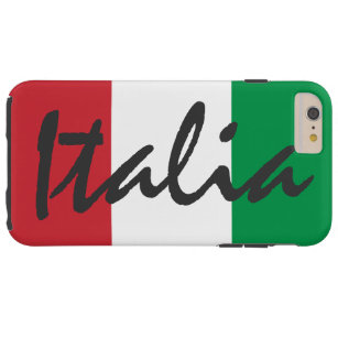 Funda Resistente Para iPhone 6 Plus Bandera personalizada de Italia