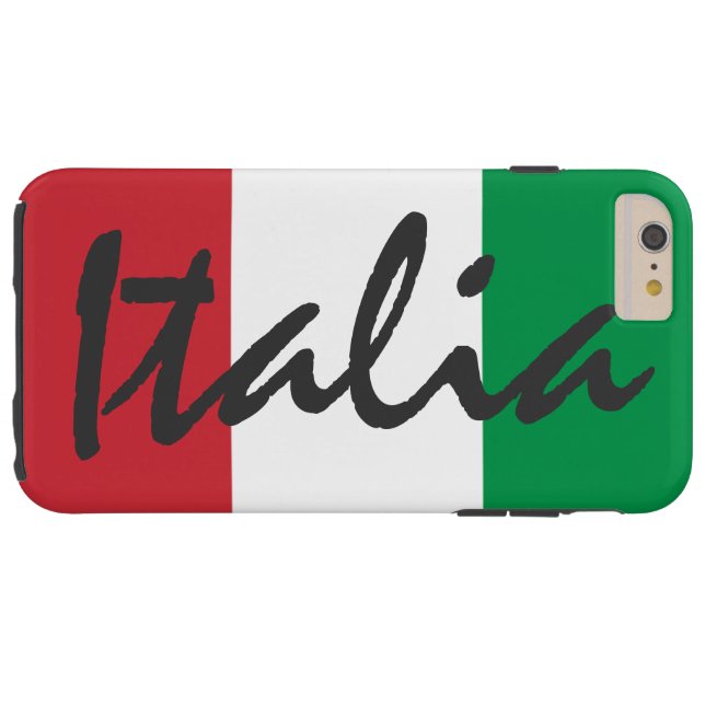 Funda De Case-Mate Para iPhone Bandera personalizada de Italia (Reverso Horizontal)