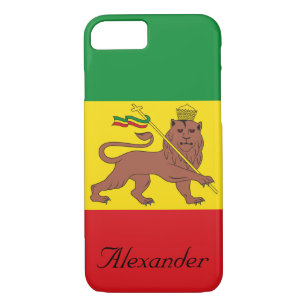 Funda Para iPhone 8/7 Bandera rastafari del personalizado León etíope de