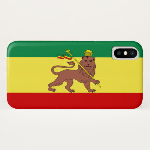Funda Para iPhone X Bandera rastafari (Rastafarianismo) (Rasta)
