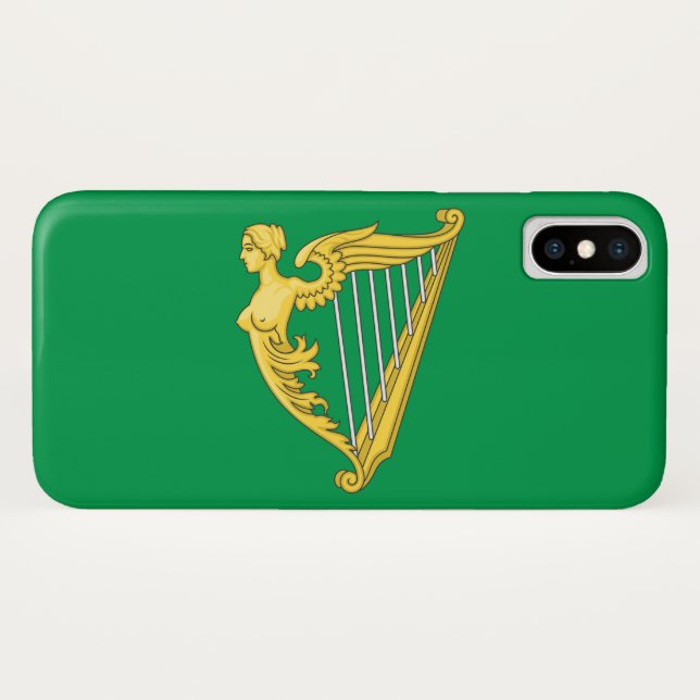 Funda De Case-Mate Para iPhone Bandera republicana irlandesa (Reverso (horizontal))