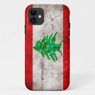 Funda Para iPhone 11 Bandera resistida de Líbano