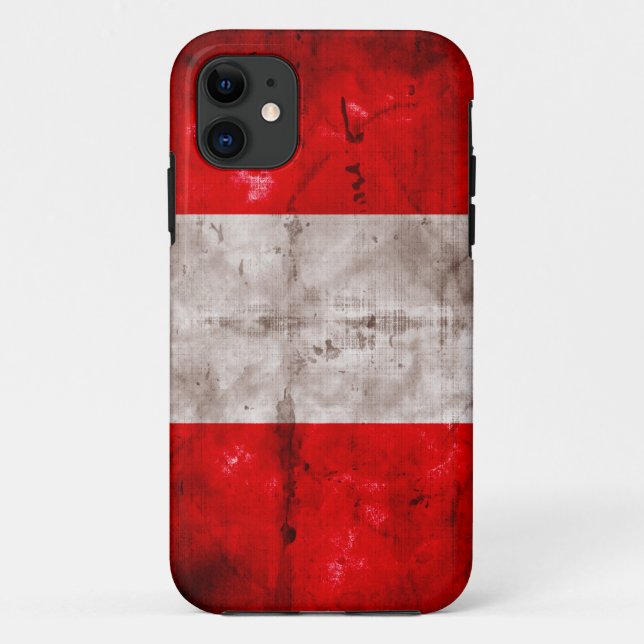 Funda De Case-Mate Para iPhone Bandera resistida de Perú (Reverso)