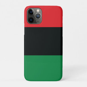 Funda Para iPhone 11 Pro Bandera roja, negra y verde