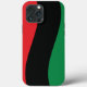Funda De Case-Mate Para iPhone Bandera roja, negra y verde (Back)