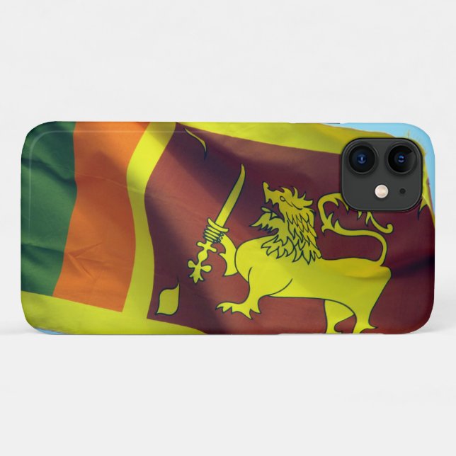 Funda De Case-Mate Para iPhone bandera sri lanka (Reverso (horizontal))
