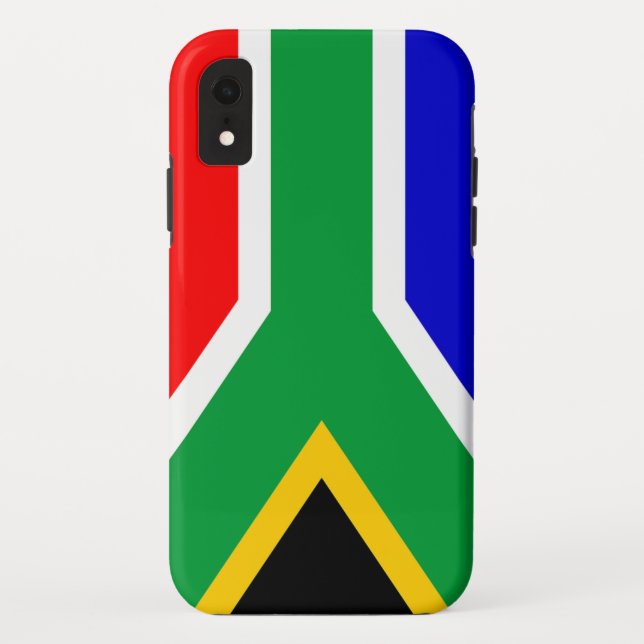 Funda De Case-Mate Para iPhone Bandera sudafricana (Reverso)