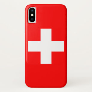 Funda Para iPhone X Bandera suiza (Suiza)