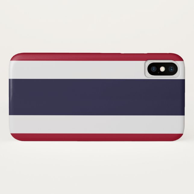 Funda De Case-Mate Para iPhone Bandera tailandesa (Tailandia) (Reverso (horizontal))