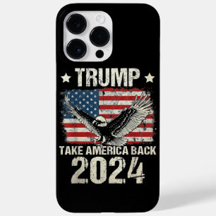Funda Para iPhone 14 Pro Max De Case-Mate bandera Trump 2024 recuperar América hombres mujer