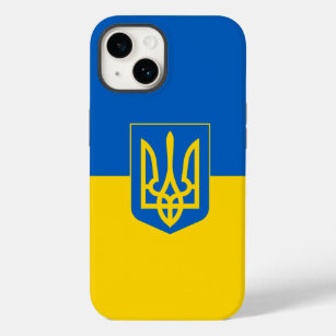 Funda Para iPhone 14 De Case-Mate Bandera ucraniana con escudo de armas