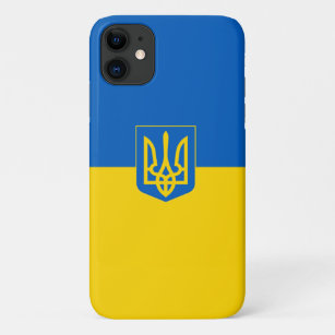 Funda Para iPhone 11 Bandera ucraniana escudo de armas
