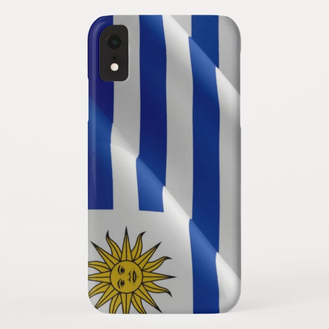 Funda De Case-Mate Para iPhone Bandera uruguaya - (Reverso)