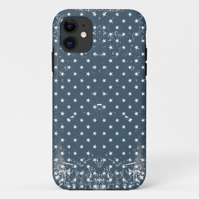 Funda De Case-Mate Para iPhone bandera vertical americana (Reverso)