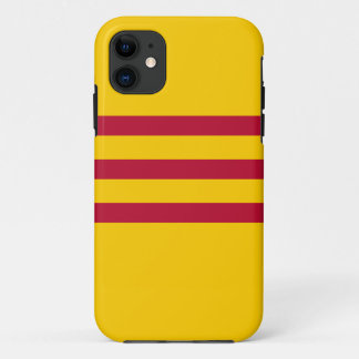 Funda Para iPhone 11 Bandera vietnamita del sur - đỏ del sọc de los