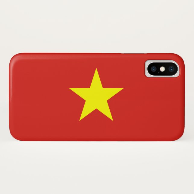 Funda De Case-Mate Para iPhone Bandera vietnamita (Vietnam) (Reverso (horizontal))