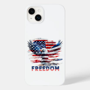 Funda Para iPhone 14 Plus De Case-Mate Bandera y águila de los Estados Unidos. Libertad.