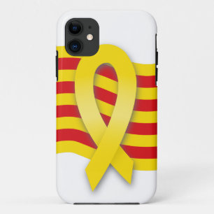 Funda Para iPhone 11 Bandera y cinta catalana
