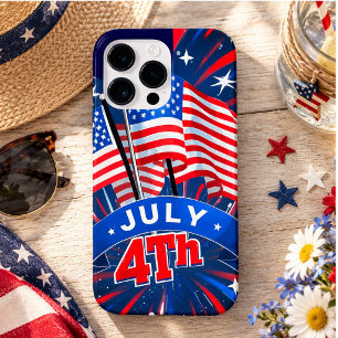 Funda Para iPhone 14 Pro Max De Case-Mate Banderas Americanas 4 de Julio