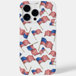 FUNDA PARA iPhone 14 PRO MAX DE Case-Mate BANDERAS AMERICANAS PATRIÓTICAS AZULES ROJAS