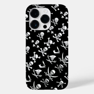 FUNDA PARA iPhone 14 PRO DE Case-Mate BANDERAS DE PIRATAS NEGRAS, HUESOS CRUZADOS, ESPAL