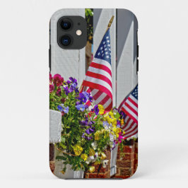 Funda Para iPhone 11 Banderas + Flores