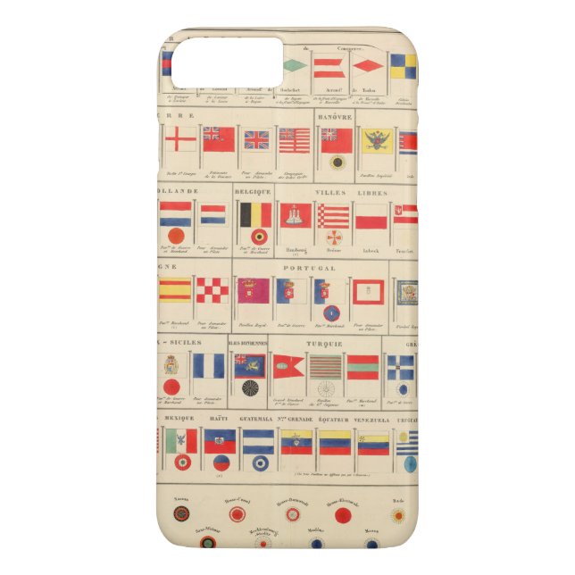 Funda De Case-Mate Para iPhone Banderas, insignias (Reverso)