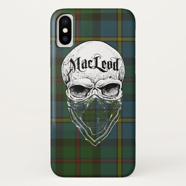 Funda De Case-Mate Para iPhone Bandido del tartán de MacLeod (Reverso)