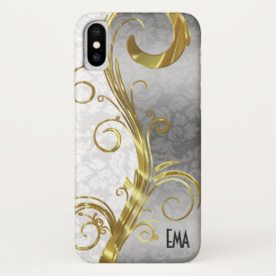 Funda Para iPhone X Bañeras De Oro Y Oro Blancas Y Bañeras De Oro Y Pl