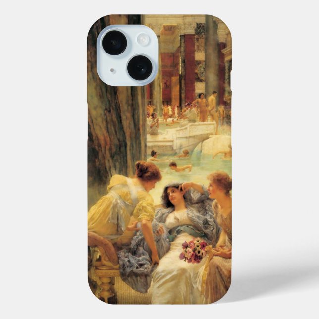 Funda De Case-Mate Para iPhone Baños de Caracalla por Lawrence Alma-Tadema (Reverso )