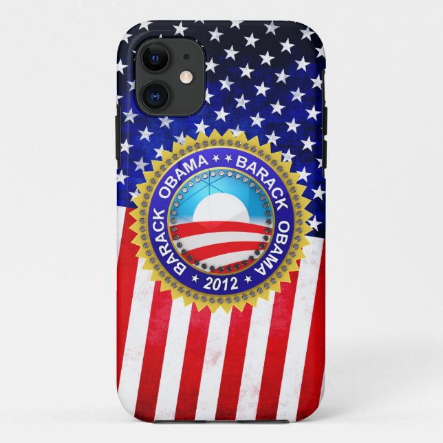 Funda De Case-Mate Para iPhone Barack Obama para el presidente 2012 (Reverso)