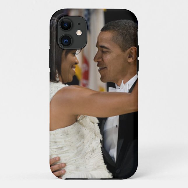 Funda De Case-Mate Para iPhone Barack y Michelle Obama (Reverso)
