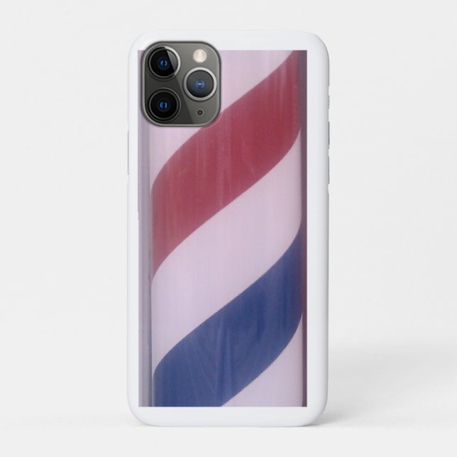 Funda De Case-Mate Para iPhone Barber Pole Pattern (Reverso)